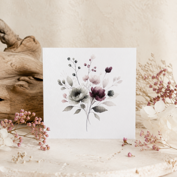 Carte Flower Power