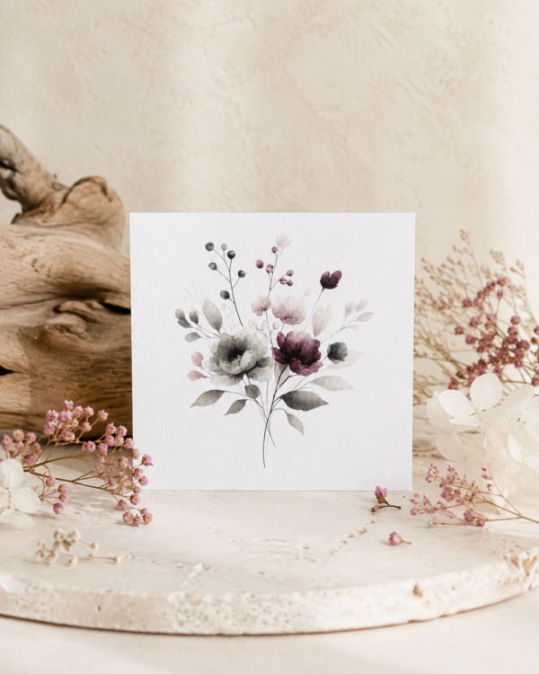 Carte Flower Power